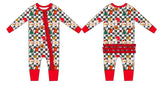 Tinsel & Touchdowns Ruffle Zippy