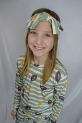 Vintage KC Football Long Sleeve Pajamas