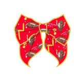 Football Faces Clip Bow