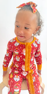 KC Christmas Ruffle Zippy