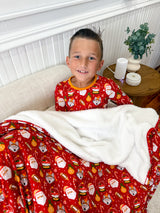 KC Christmas Plush Blanket