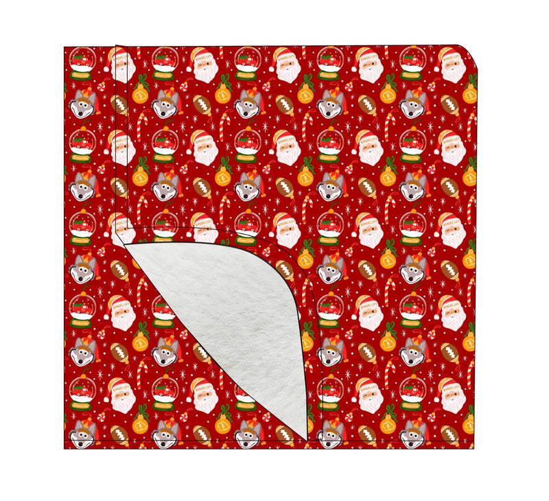 KC Christmas Plush Blanket
