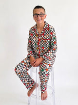 Tinsel & Touchdowns Unisex Adult Button Down