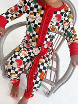 Tinsel & Touchdowns Ruffle Zippy