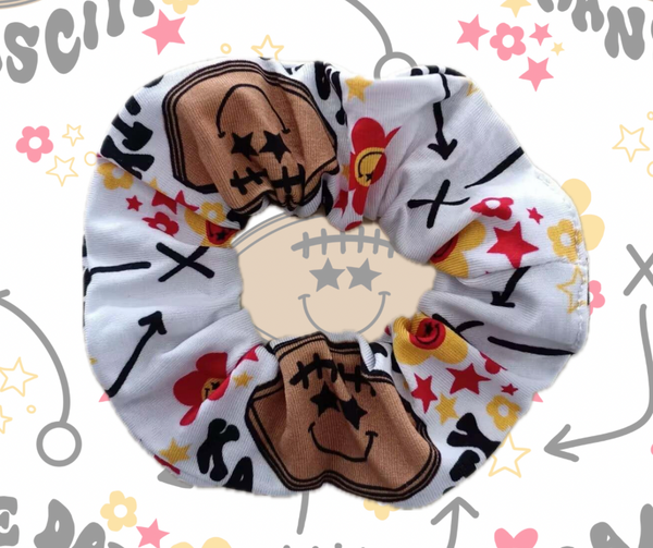 Game Day KC Scrunchie (Flower)