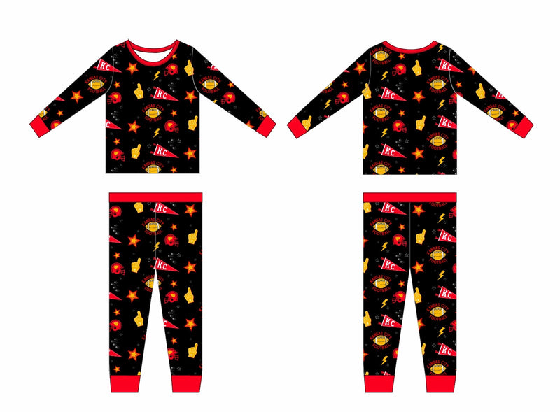 KC Doodle Long Sleeve Pajamas